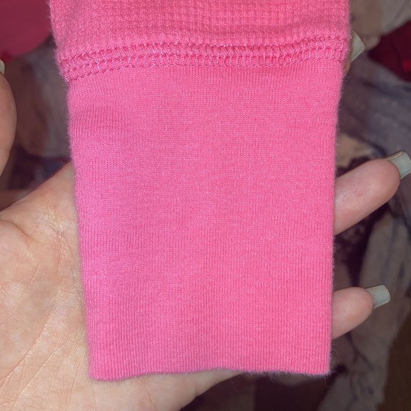 Bright pink stay cozy long sleeve - Picture 6 of 7
